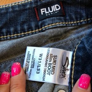 Silver Suki Mid slim boot jeans